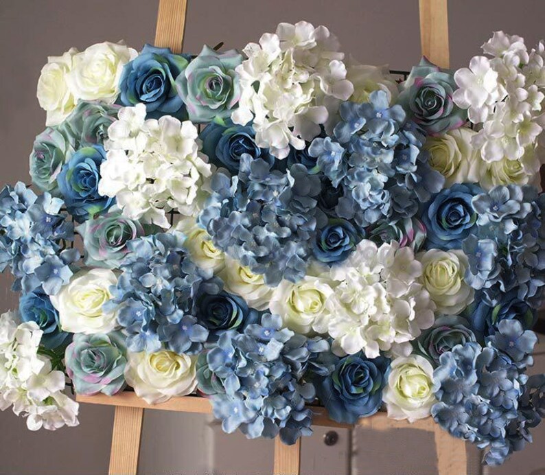 Blue Flower Wall for Wedding Romantic Photography Backdrop Etsy