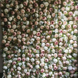Peony Flower Wall  for Wedding Photography Backdrop Arrangement Baby Shower Special Event Peony Floral  Panels 40*60CM