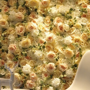 Artifical Simulation Flower Wall For Wedding Photography Backdrop Baby Shower Special Event Arrangement Decor Floral Panels 15.75x23.62inch