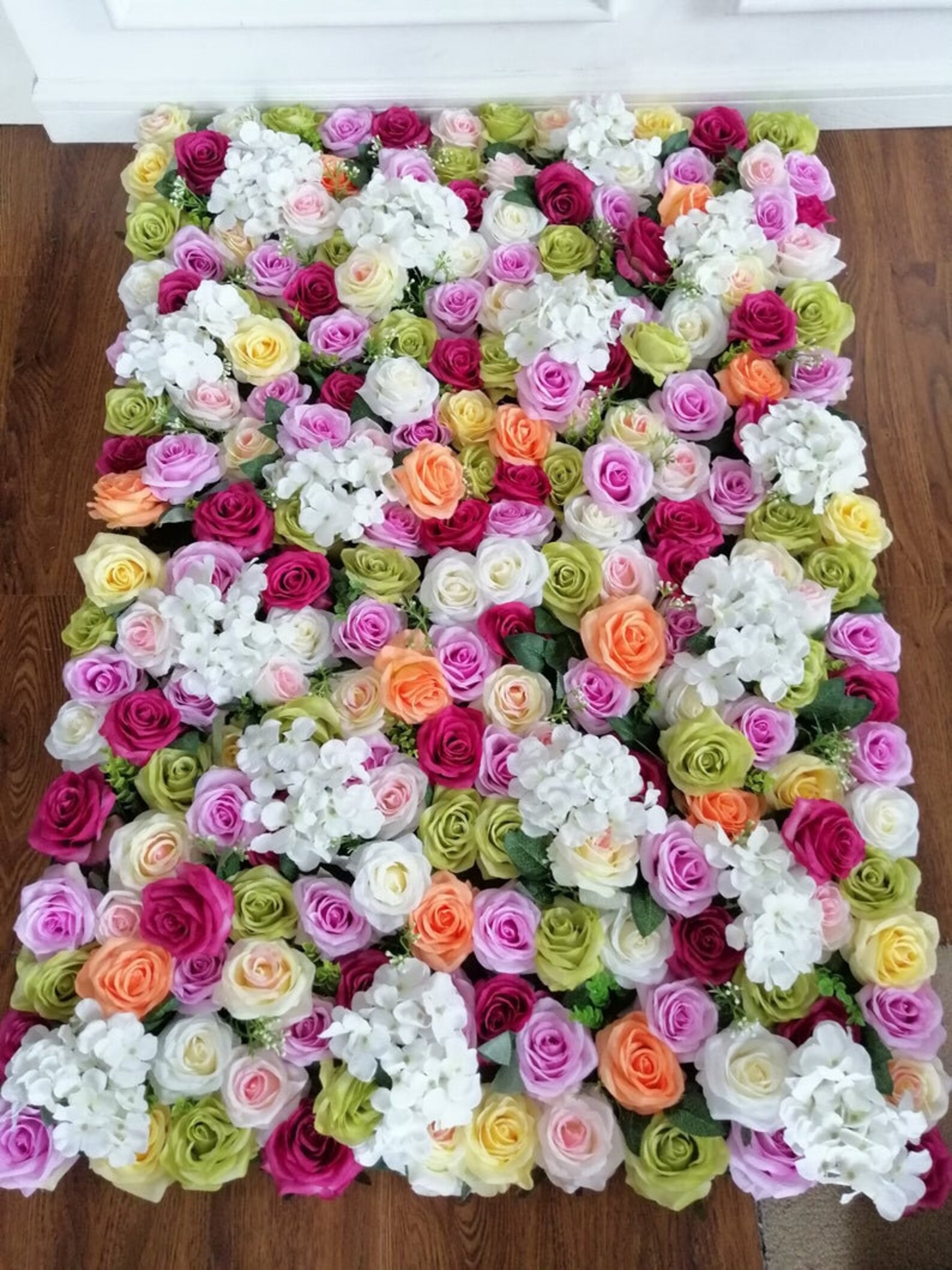 Artificial Simulation Flower Wall For Wedding Special Event Etsy