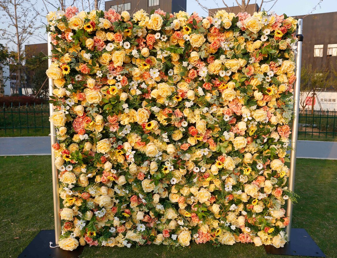 New Design Flower Wall for Wedding Arrangement Event Salon Party