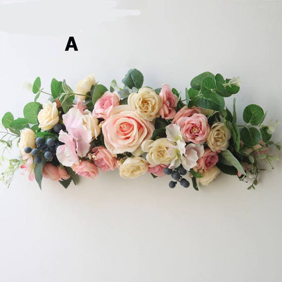 J'Floru Ghirlanda Floreale Autunnale Artificiale 61cm - Con Margherite E Lavanda - Per Porta D'Ingresso, Parete O Decorazione Del Ringraziamento - 2