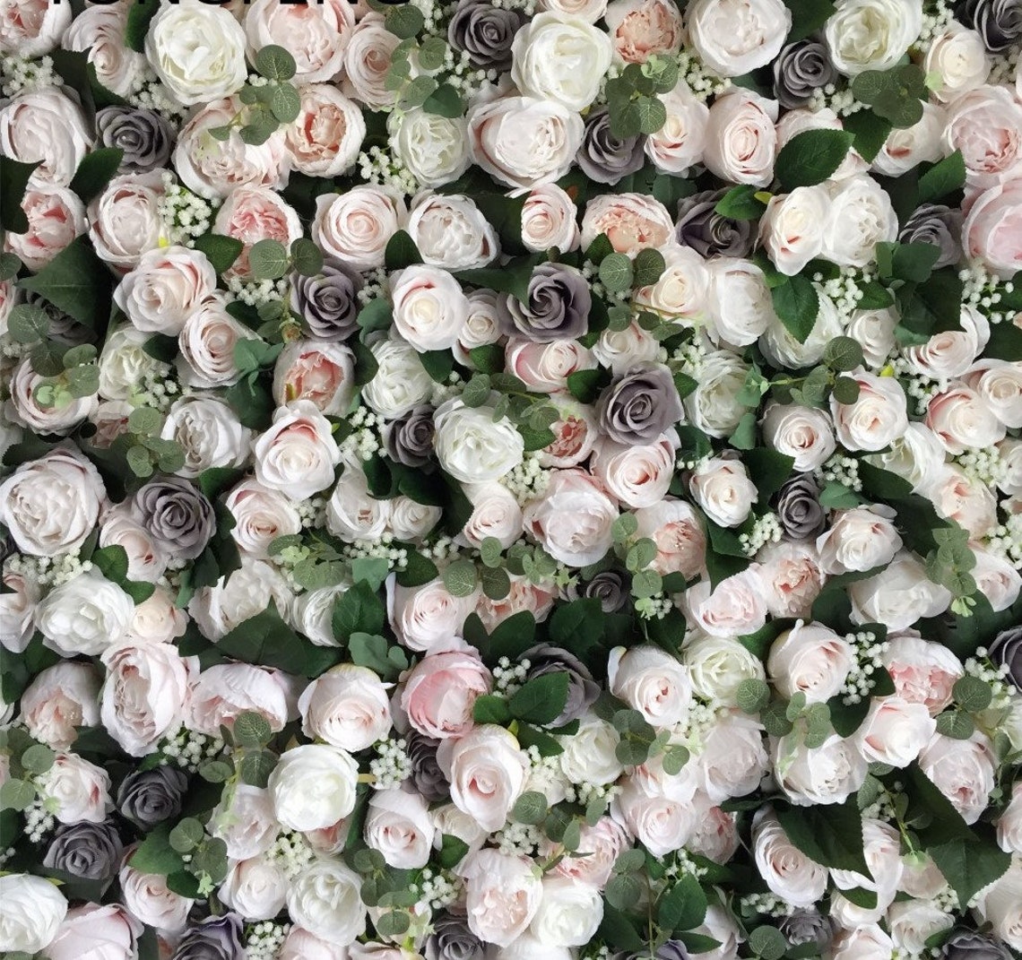 8 Panels Flower Backdrop Wall For Wedding Arrangement Party Etsy