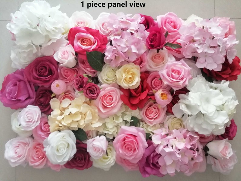 Floral Wall for Wedding Arrangement Fake Flower Wall For Etsy