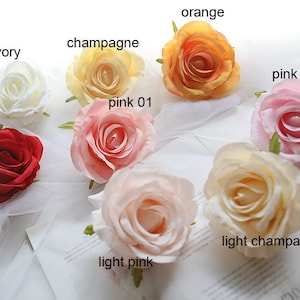 30Heads Wedding Flower Artificial Simulation Silk Rose Camellia Diam.9cm DIY Wedding Event Decoration Backgroudnd Floral