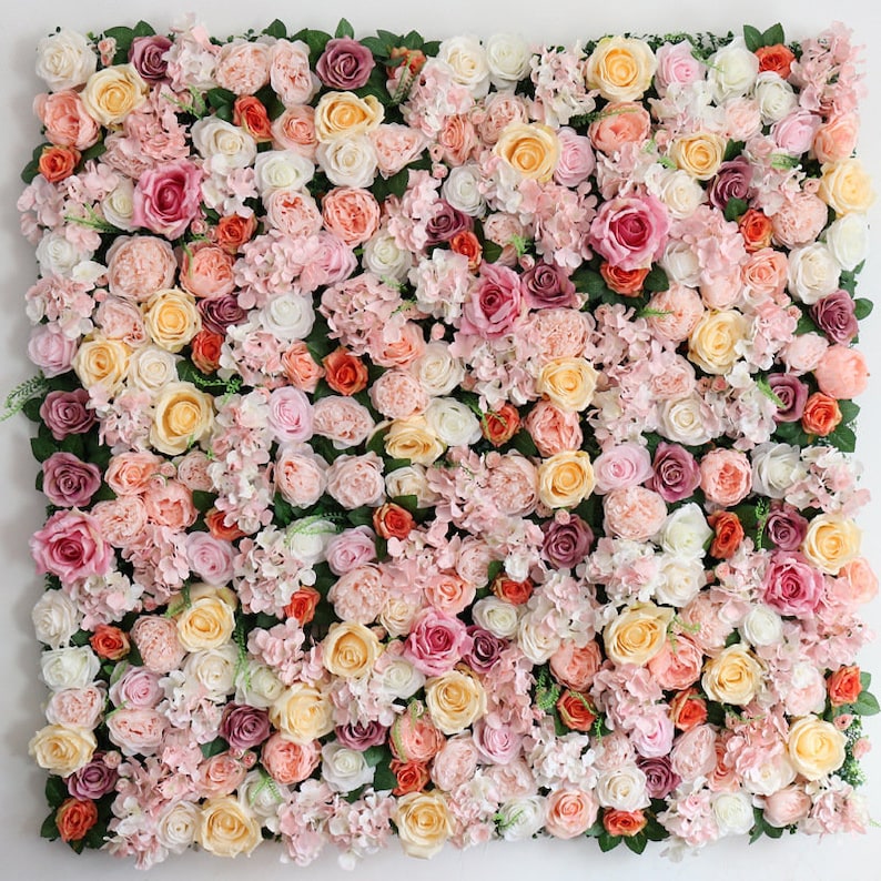 Flower Wall for Wedding Photography Backdrop Baby Shower Etsy