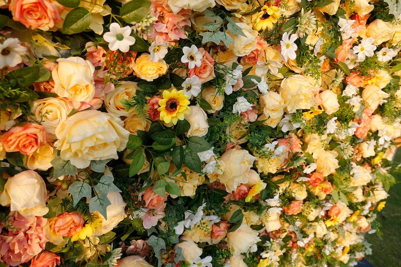 New Design Flower Wall for Wedding Arrangement Event Salon Etsy