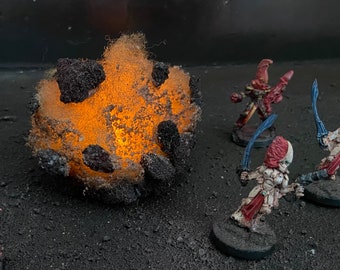 Led Explosion 60mm Ruby Blast Schablone Marker
