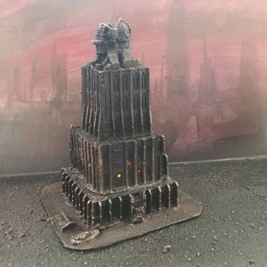 6mm wargames scenery epic imperial building led lit