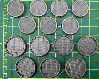 Resin Sci-Fi Greeblies. Runde Belüftungsöffnungen x14