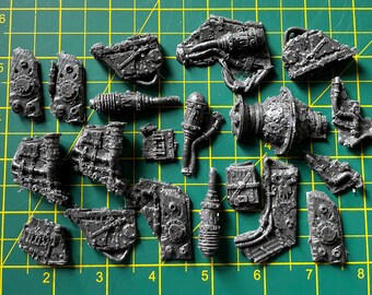 Resin Ork stil Maschine und Picots Greebies nach der Apokalypse. X20
