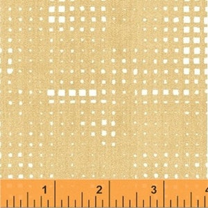 TITAN - Squared in Camel Tan - Cotton Quilt Fabric - Geometric Blenders - Another Point of View for Windham Fabrics - 50050-2 (W4463)