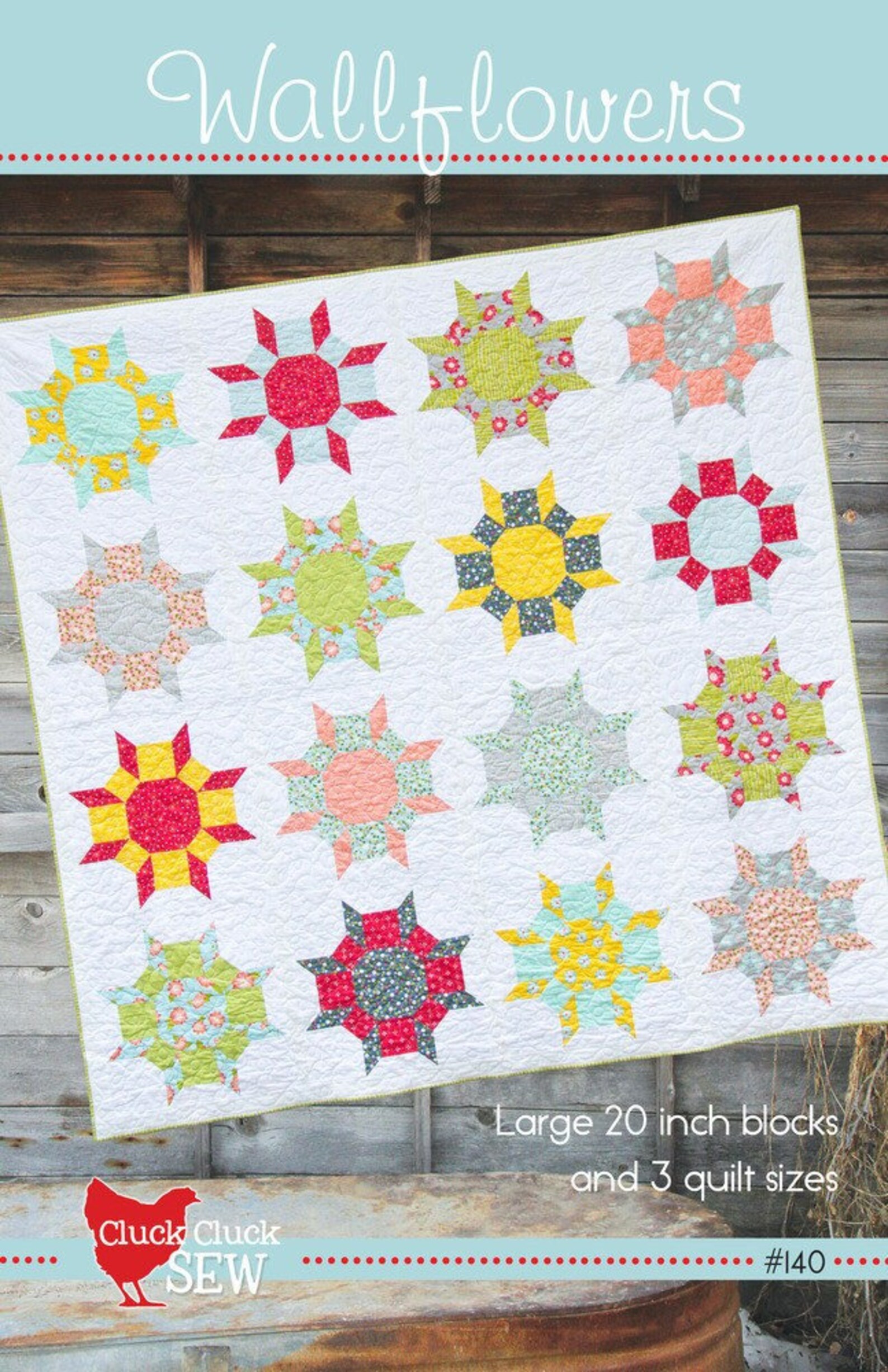 Wallflowers Quilt Pattern by Cluck Cluck Sew Advanced Etsy