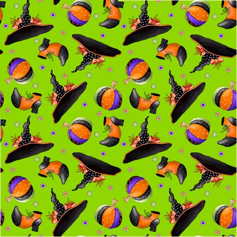 SPOOKTACULAR - Hat and Shoe Toss in Lime Green - Black Hats Cotton ...