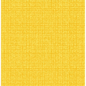 COLOR WEAVE (Basic) - Yellow - Texture Look Blender Basics Cotton Quilt Fabric - Contempo Studio for Benartex Fabrics - 6068-33 (W6106)