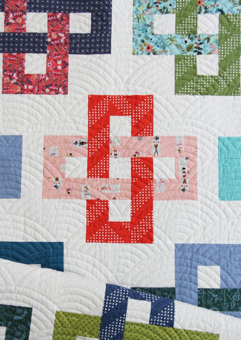 SIMPLIFY Quilt Pattern 181 by Cluck Cluck Sew 5 Sizes Super Fun and Easy Jelly Roll Friendly Quilt W4975 image 5