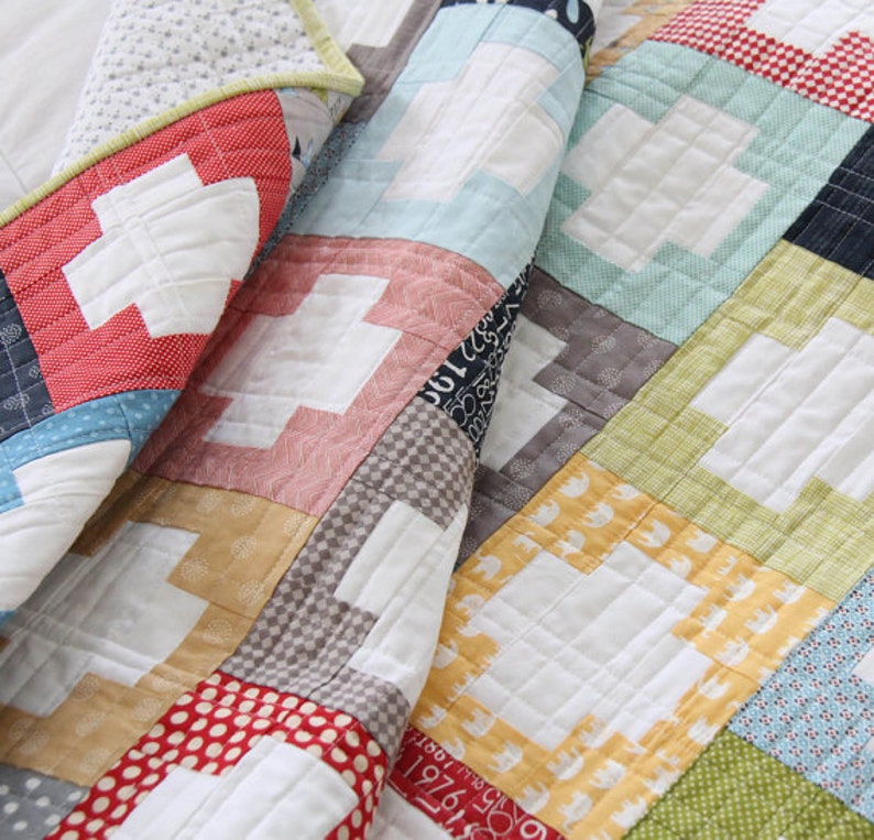 Inside Out Quilt Pattern by Cluck Cluck Sew Baby or Twin Etsy