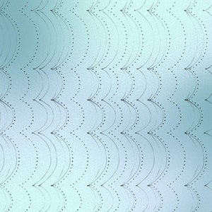 UP, UP and AWAY - Scallop Stripe in Robin&#39;s Egg Blue - Cotton Quilt Fabric - Stacy Yacula for Quilting Treasures Fabrics - 26675-Q (W5020)
