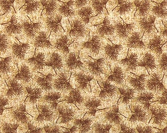 5/8 Yard REMNANT North by Northwest - Mini Pine in Rust - Cotton Pine Trees Quilt Fabric - Benartex Fabrics - 5727-88 (W1630)