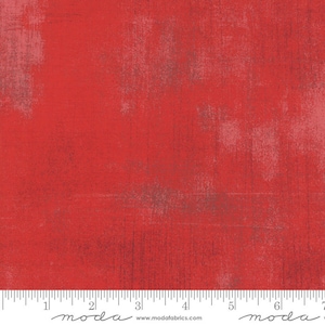 GRUNGE BASICS - Cherry - Texture Blender in Red - Cotton Quilt Fabric Material - Basic Grey for Moda Fabrics - 30150-265 (W8150)