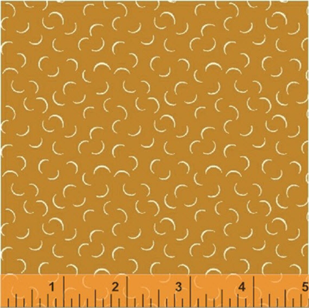 BON APPETIT Tossed Curves in Gold Geometric Blender Cotton Etsy