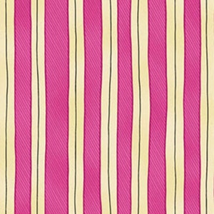 SOMERSET - Happy Trails in Azalea Pink - Stripe Stripes Cotton Quilt Fabric - by E. Vive for Benartex Fabrics - 3881-24 (W2546)