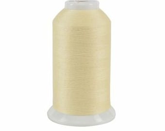 So Fine! PASTEL YELLOW #50 3-Ply Polyester Quilt and Sewing Thread by Superior Threads - 3280 yd Cone - Lint Free 11602-492 (W5410)