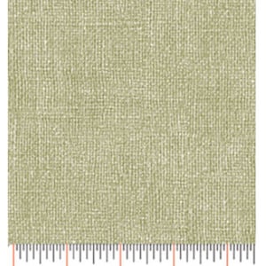 May include: A close-up of a beige fabric with a subtle woven texture. The fabric is measured with a ruler in inches.