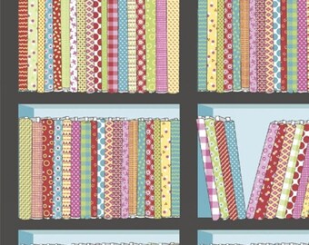 SHOP LOCAL - Fabric Shelves in Multi - Pink Yellow Red Cotton Quilt Fabric - by Another Point of View for Windham Fabrics - 37478-X (W2643)