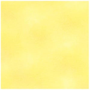 May include: A square, solid yellow background with a watercolor texture. The color is a soft, pale yellow, with subtle variations in tone across the surface. The edges are slightly blurred, giving it a soft appearance.