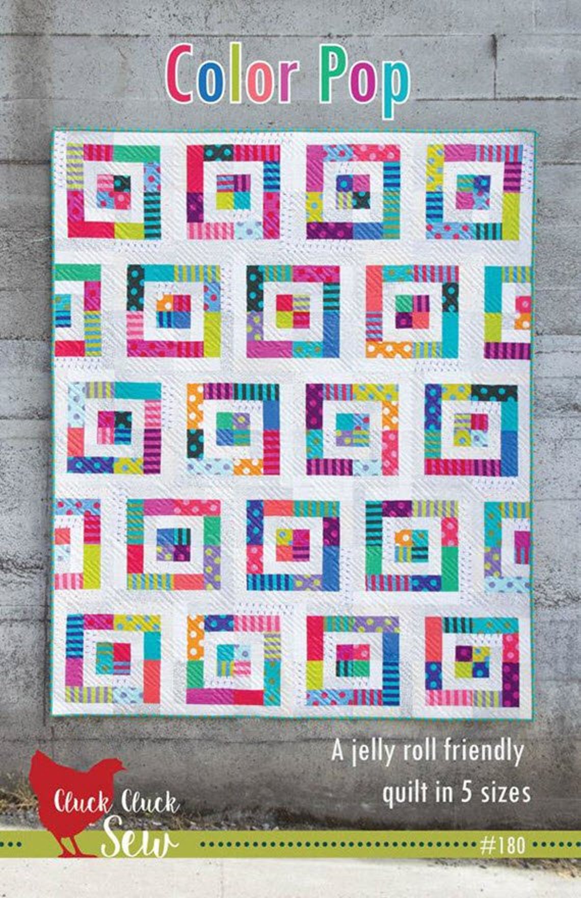 COLOR POP Quilt Pattern 180 by Cluck Cluck Sew 5 Sizes | Etsy