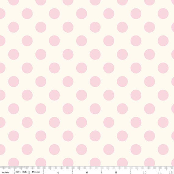 Le Creme Dots Medium Swiss Cream Dots in Baby Pink Polka | Etsy