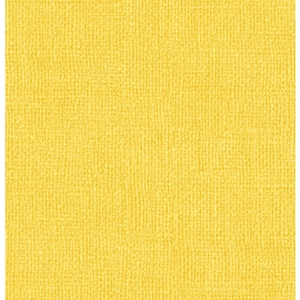 BURLAP (Basic) - Daffodil - NOT Actual Burlap - Yellow Texture Near Solid Blender Cotton Quilt Fabric - Benartex Fabrics - 757-33 (W7113)