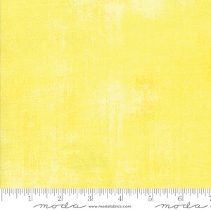 GRUNGE BASICS - Lemon Drop - Texture Blender in Yellow - Cotton Quilt Fabric Material - Basic Grey for Moda Fabrics - 30150-321 (W8144)