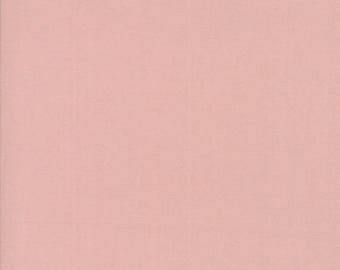 64" Remnant BELLA SOLIDS - Bunny Hill Pink - Solid Blender Cotton Quilt Fabric - from Moda Fabrics - 9900-195 (W4413)