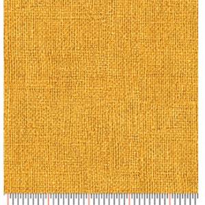 BURLAP (Basic) - Gold - Dark Yellow Texture Near Solid Blender Cotton Quilt Fabric - Benartex Fabrics - 757-30 (W6950)