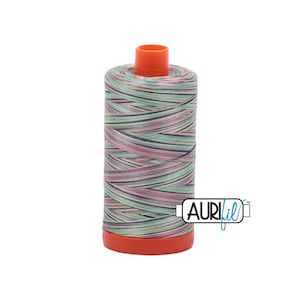 AURIFIL MK50 - Marrakesh 3817 Large Spool - 50wt Mako - Variegated Primary Color Rainbow Cotton Quilt Thread - 1422 yd / 1300 m - W7577-3817