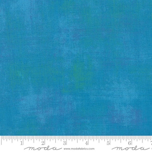 GRUNGE BASICS - Turquoise - Texture Blender in Blue - Cotton Quilt Fabric Material - Basic Grey - Moda Fabrics - 30150-298 (W8159)