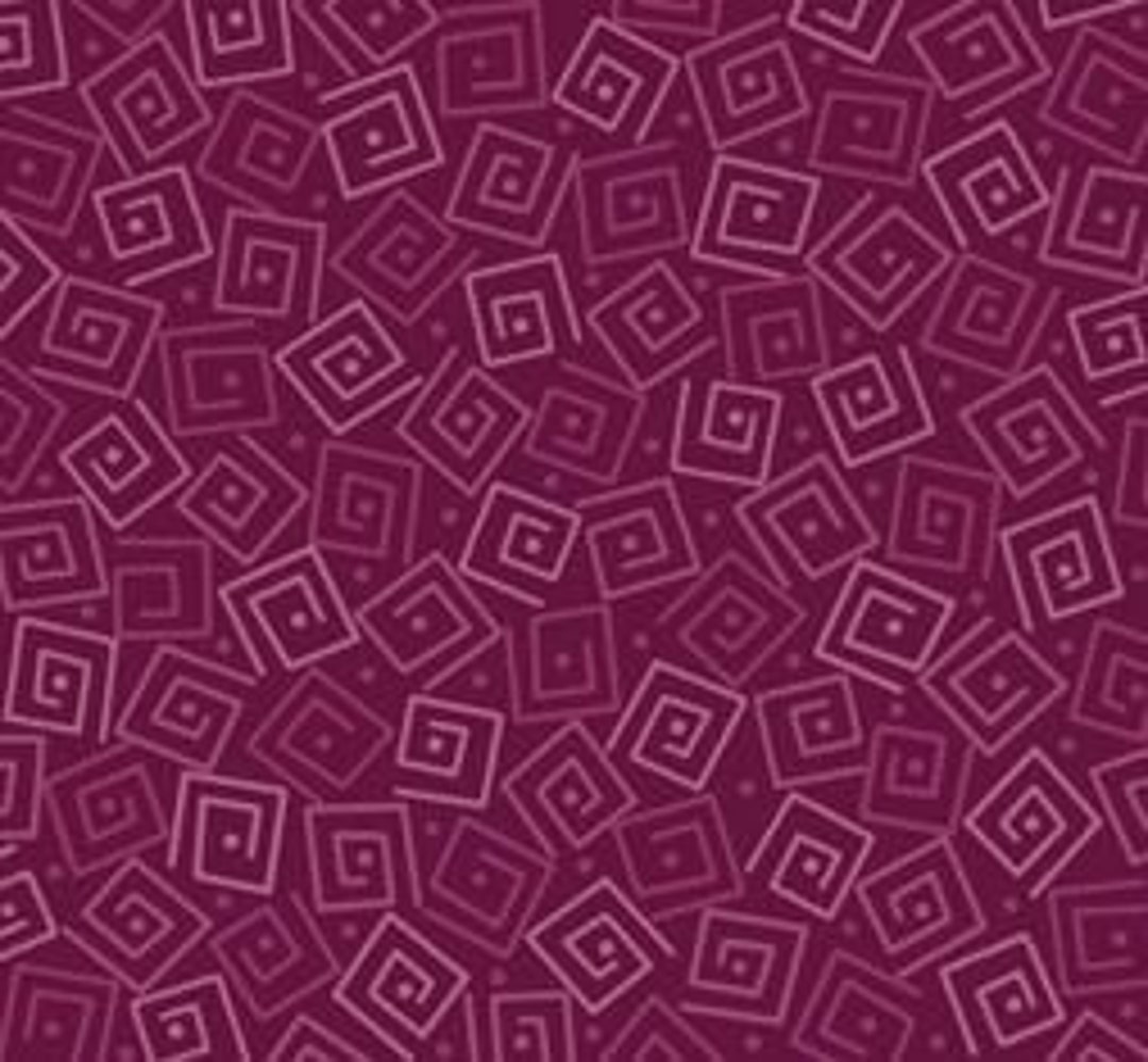 HARMONY FLANNEL - Squares in Plum - Purple Cotton Flannel Quilt Fabric ...