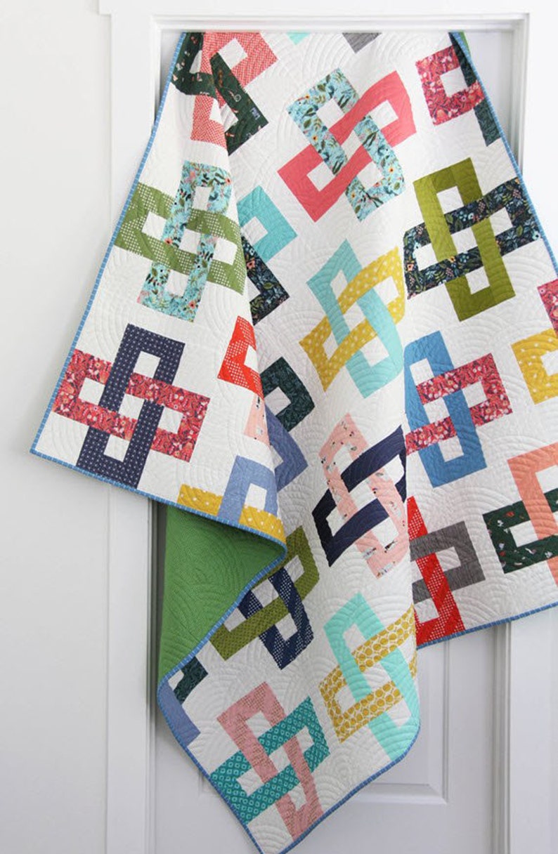 SIMPLIFY Quilt Pattern 181 by Cluck Cluck Sew 5 Sizes Super Fun and Easy Jelly Roll Friendly Quilt W4975 image 4