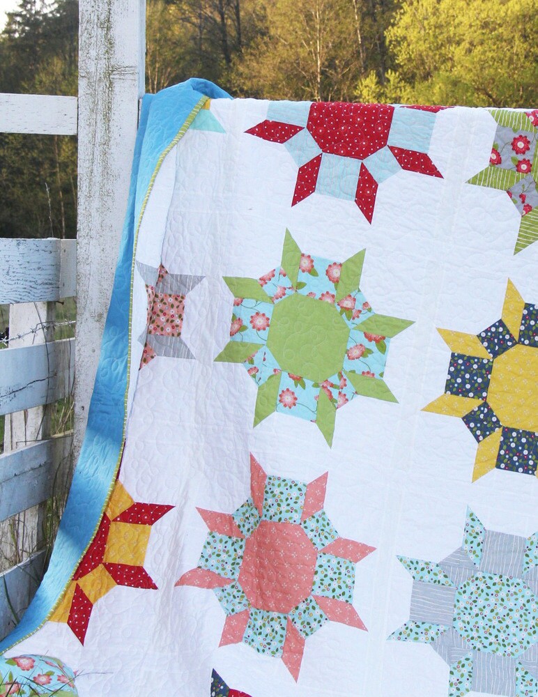 Wallflowers Quilt Pattern by Cluck Cluck Sew Advanced Etsy