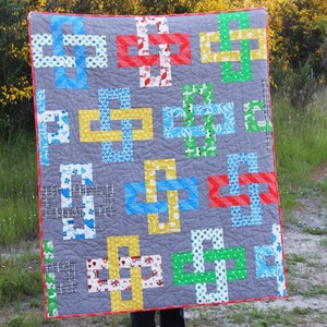 SIMPLIFY Quilt Pattern 181 by Cluck Cluck Sew 5 Sizes Super Fun and Easy Jelly Roll Friendly Quilt W4975 image 6