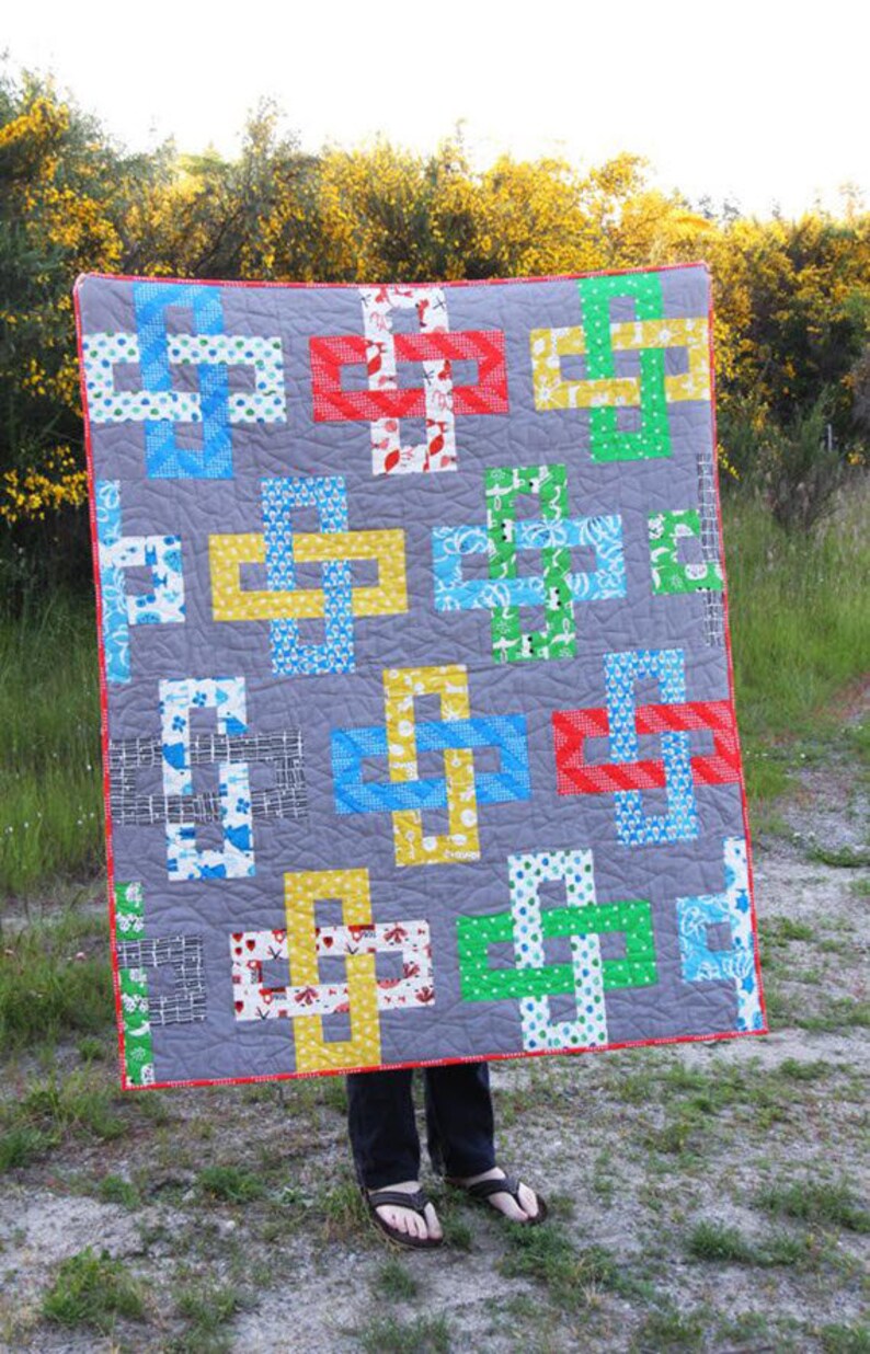 SIMPLIFY Quilt Pattern 181 by Cluck Cluck Sew 5 Sizes Super Fun and Easy Jelly Roll Friendly Quilt W4975 image 6