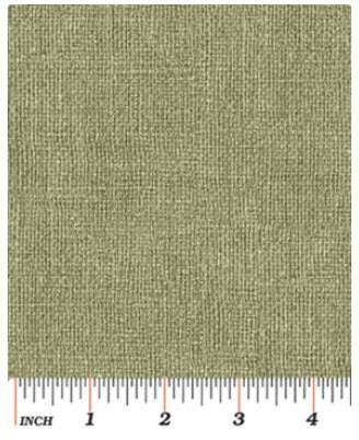 BURLAP (Basic) - Sea Grass - Green Texture Near Solid Blender Basics Cotton Quilt Fabric - Benartex Fabrics - 757-40 (W6727)
