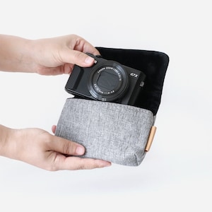 Pocket Camera case bag pouch for Canon Sony Ricoh Nikon G7x G5x G9x GR2 GR3 RX100 D-LUX6 D-LUX5 XF10 image 1