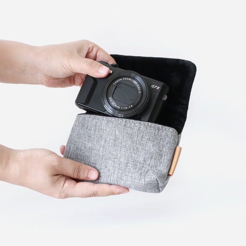 Étui Rigide JJC Pour Appareil Photo Compact | Protection EVA, Double Fermeture, Sangle - Pour Canon G7X, Sony ZV-1, Olympus TG Et Plus