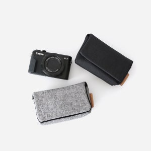 Pocket Camera case bag pouch for Canon Sony Ricoh Nikon G7x G5x G9x GR2 GR3 RX100 D-LUX6 D-LUX5 XF10 image 7