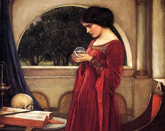 Panel de tela; John Waterhouse Pintura Pre Raphaelite Art Fabric Panel 100% Algodón