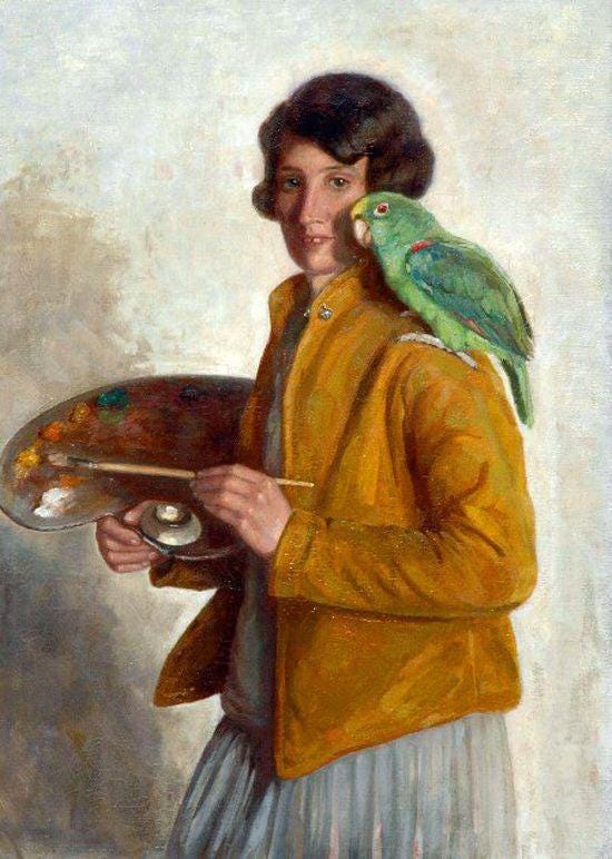 グリーン　ピエロの油彩画　ヴィンテージ グリーン ピエロの油彩画 ヴィンテージ 油彩画 ピエロ グリーン ピエロ