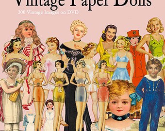 Vintage Paper Dolls 2000 images numériques